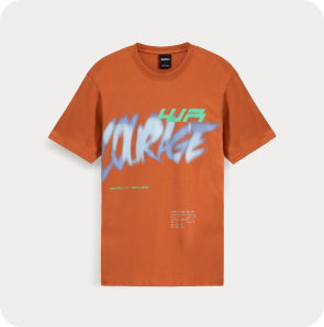 COURAGE GRAPHIC T-SHIRT